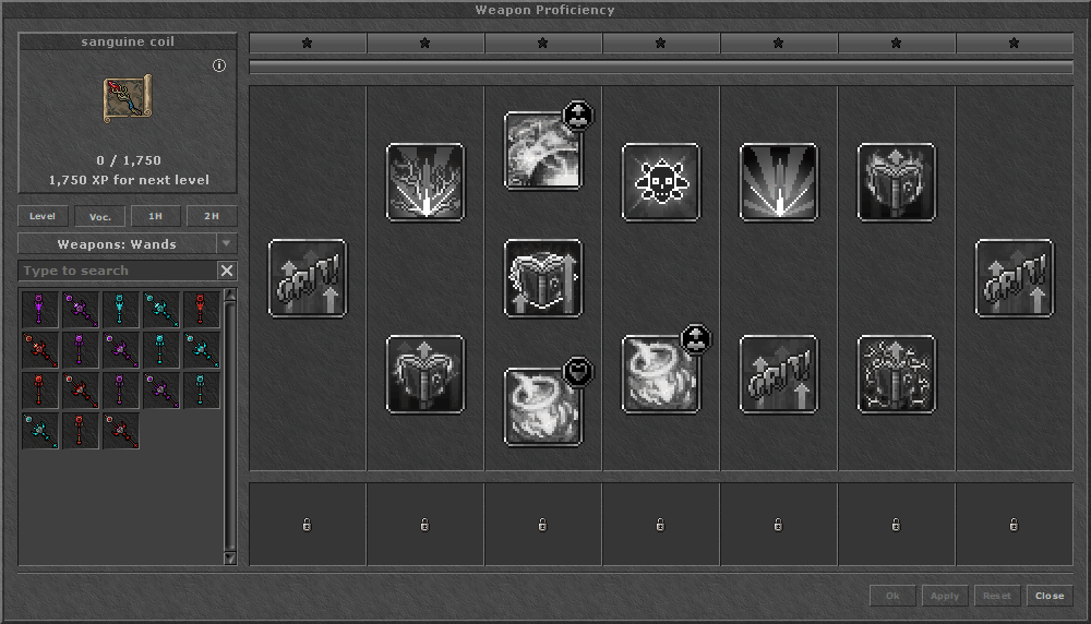 Weapon Proficiency System